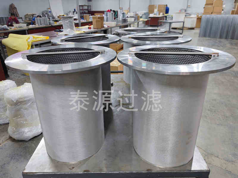 【法兰式不锈钢滤芯】